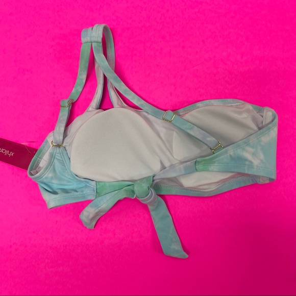 🧜♀️NWT TIE DYE 1 SHOULDER BIKINI TOP - Picture 3 of 8